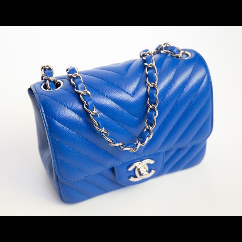 Very rare Chanel Square Mini Chevron